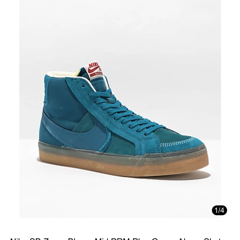 Nike SB Zoom Blazer Mid PRM Blue Men's Shoes